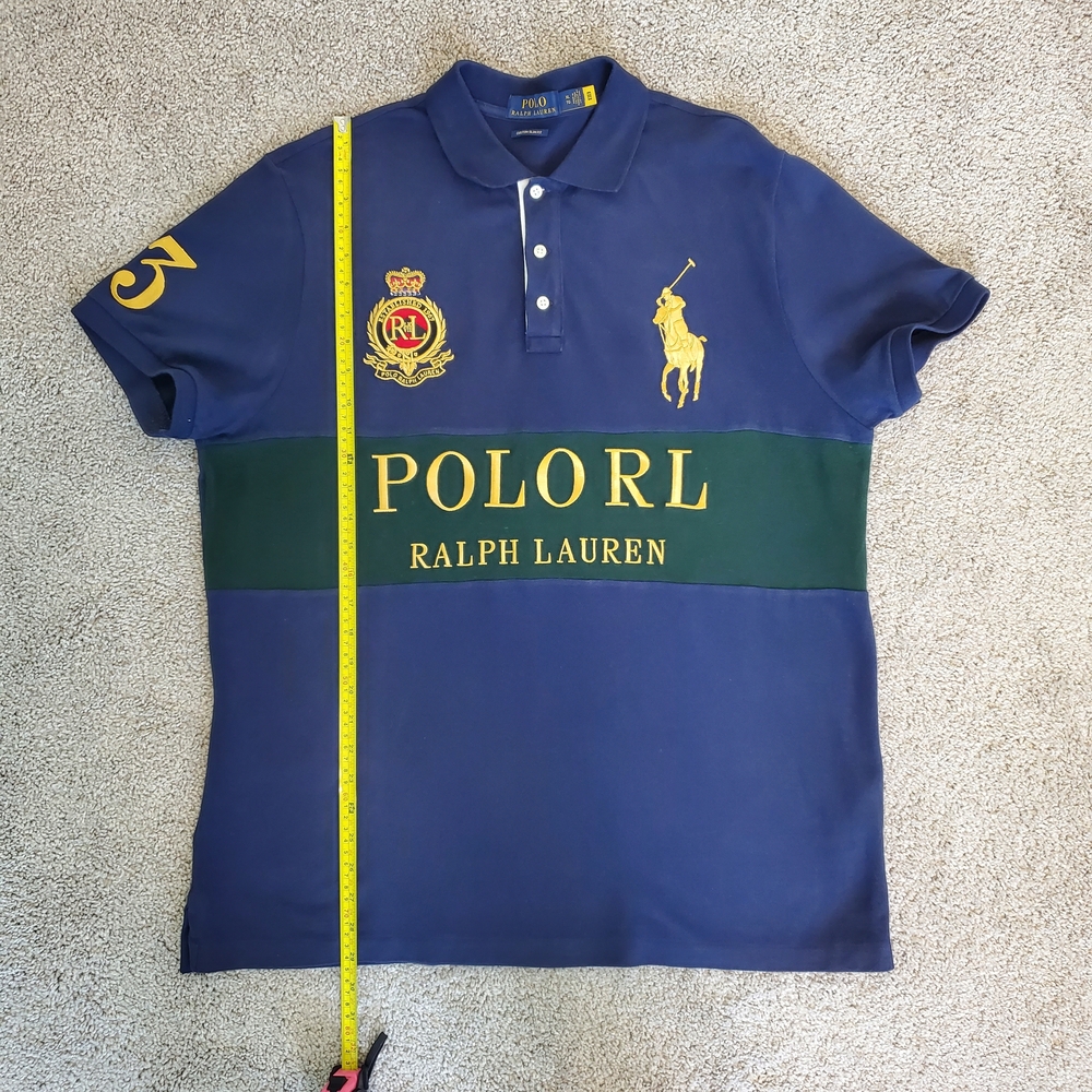 Polo Ralph Lauren Men's Shirt, Navy (Size XL) - Picture 5 of 8